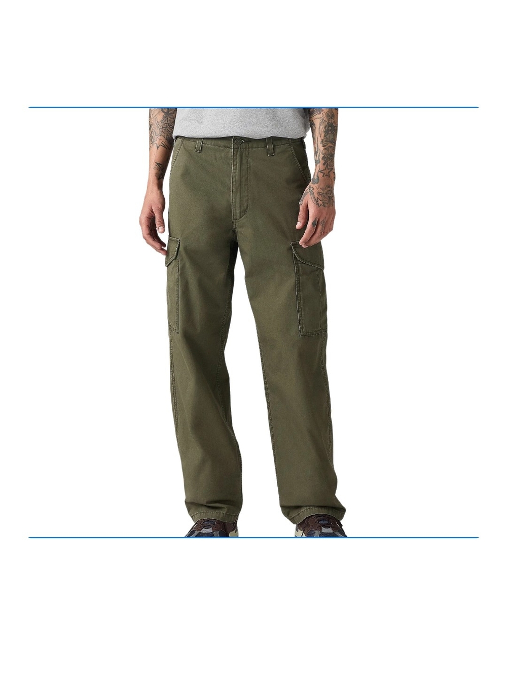 Levi's Men's Xx Olive baggy Cargo Pants 30x32 Nwt